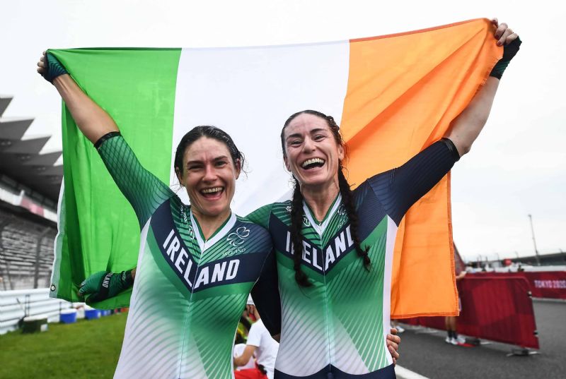 Gold medal success for Katie-George Dunlevy and Eve McCrystal in the Time Trial 