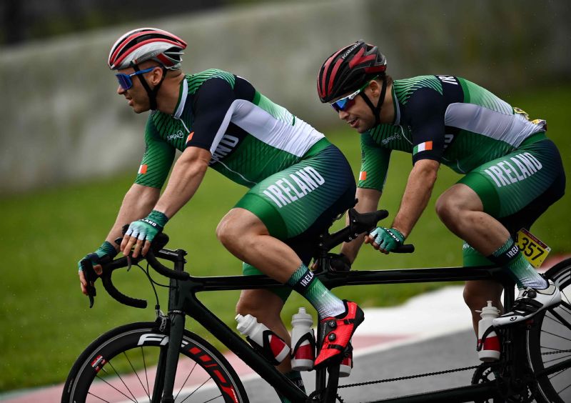 Paralympic experience has left Martin Gordon and Eamonn Byrne with great memories