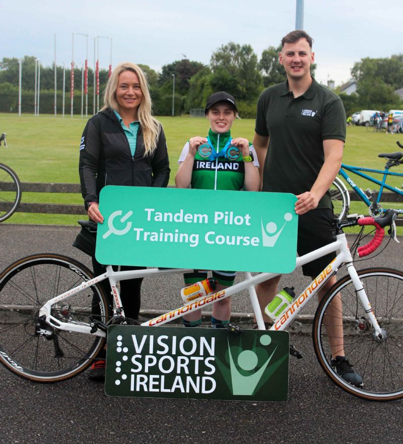 Vision Sports Ireland and Cycling Ireland Guide the Way with Tandem Pilot Course Launch